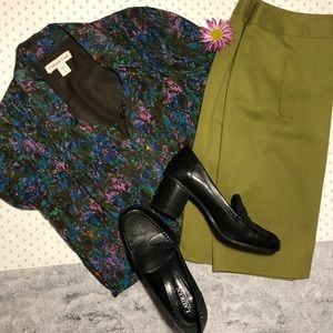 Button down 3/4 sleeve Coldwater Creek size 8